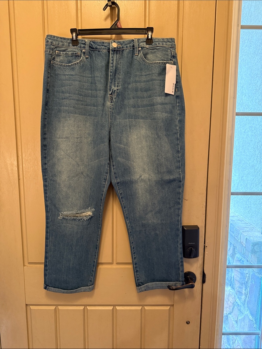 JustFab Light Blue Denim Jeans Size 34 waist